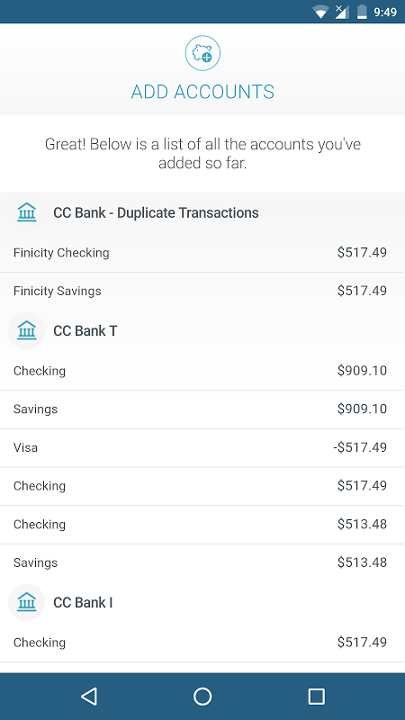 Mvelopes Budget App Screenshot 2