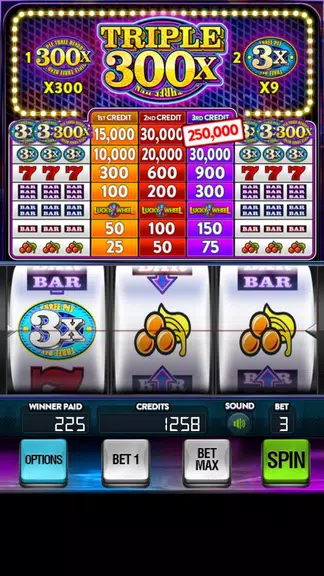 Triple 300x Vegas Slots Screenshot 1