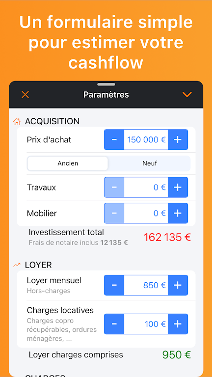 Simulateur locatif Screenshot 3