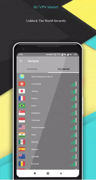 VPN 1 - Fast Internet Screenshot 3