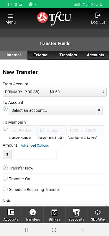 TFCU Mobile 1.1 Screenshot 4