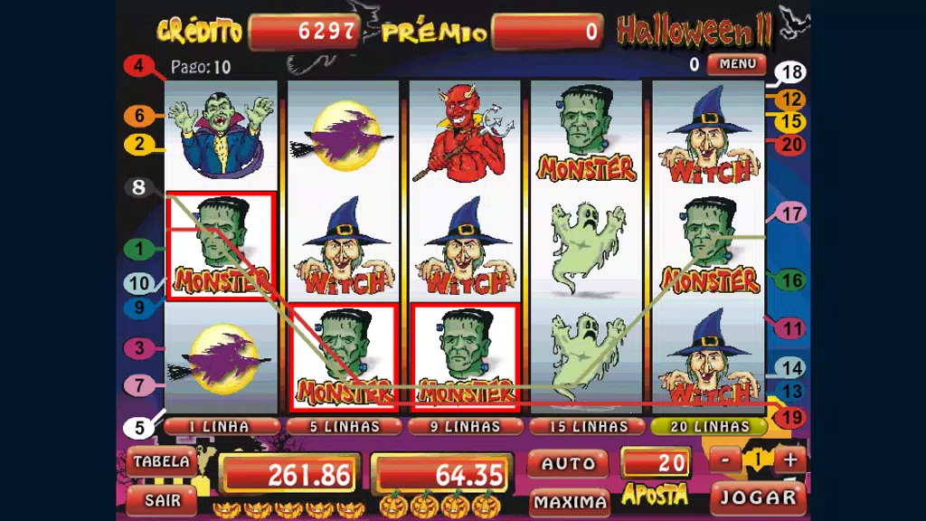 Halloween EX - Caça Niquel Screenshot 2