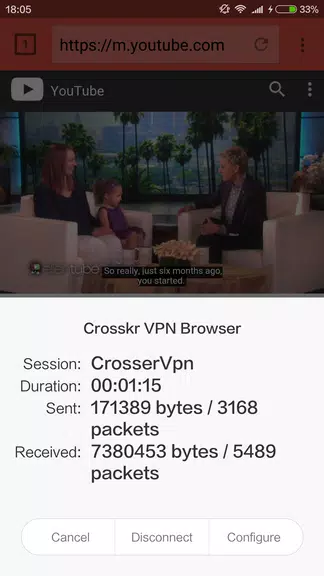 CrossKr VPN Browser Screenshot 3
