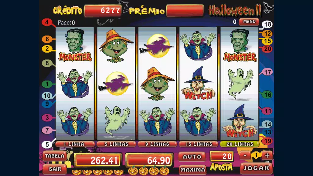 Halloween EX - Caça Niquel Screenshot 1