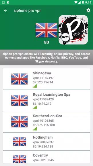 siphon vpn pro Screenshot 3