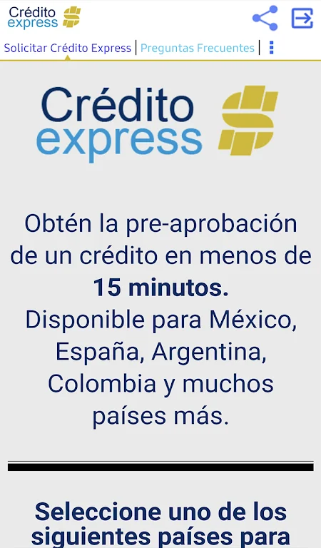 Crédito Express Screenshot 1