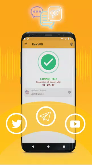 VPN : Tiny VPN, VPM Free, Unlimited beternet VPN Screenshot 2