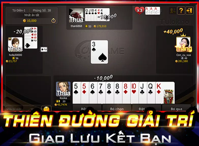Ongame Tú Lơ Khơ (game bài) Screenshot 1