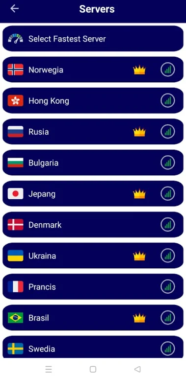 TURBO PRO VPN X Screenshot 1