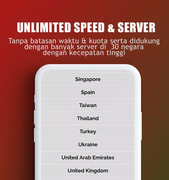 VPN Gratis • Cepat, Aman & Unlimited! Screenshot 2
