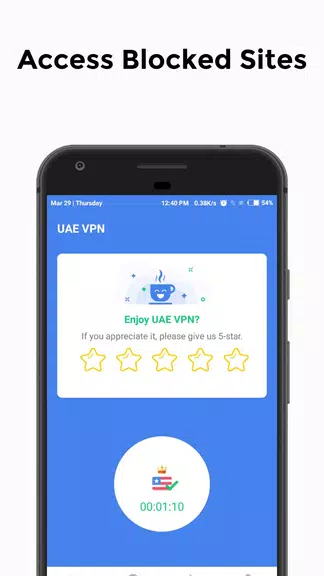 UAE VPN-Free unblock proxy Screenshot 2