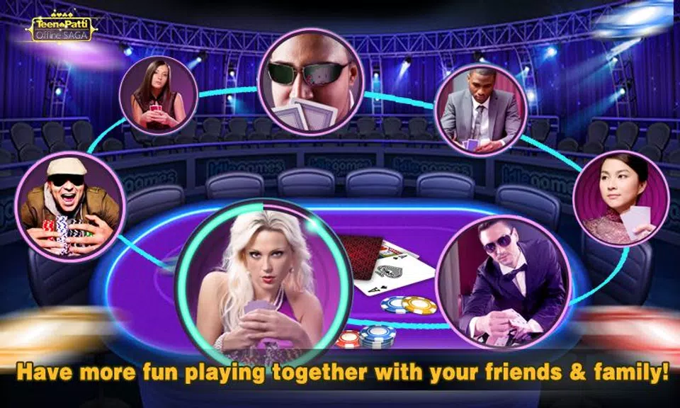 Teen Patti Offline♣Klub-The only 3patti with story Screenshot 3