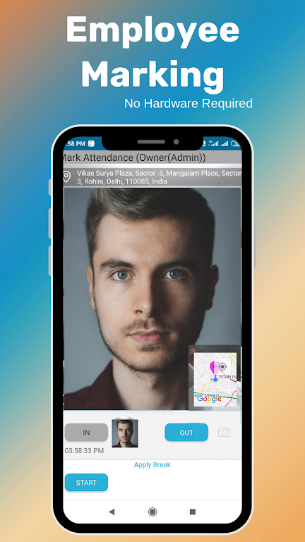 Staff GPS Attendance Salary Screenshot 2