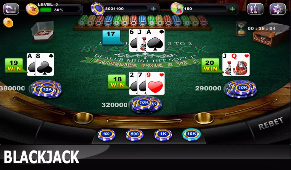 Blackjack: Experience real cas Screenshot 3