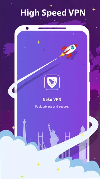 Neko VPN - Fast, Unlimited, Free VPN Proxy Secure Screenshot 1