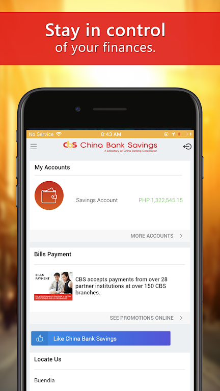 CBS Personal Mobile App Screenshot 2