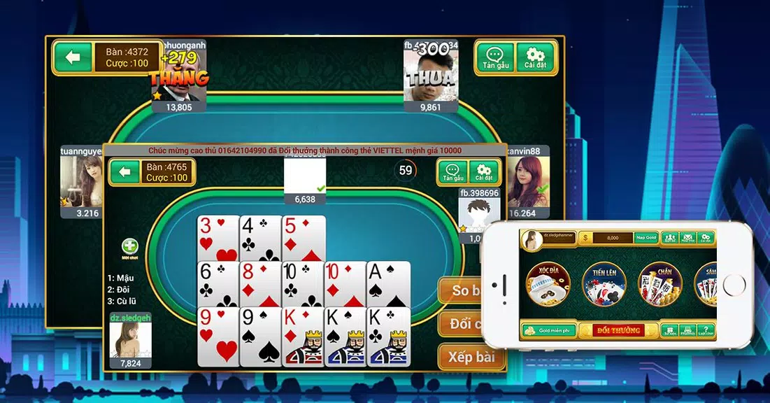 Xóc đĩa Đổi thưởng 3C - game Screenshot 1