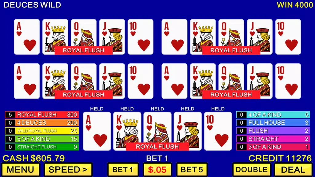 Multi-Hand Video Poker™ Games Screenshot 4