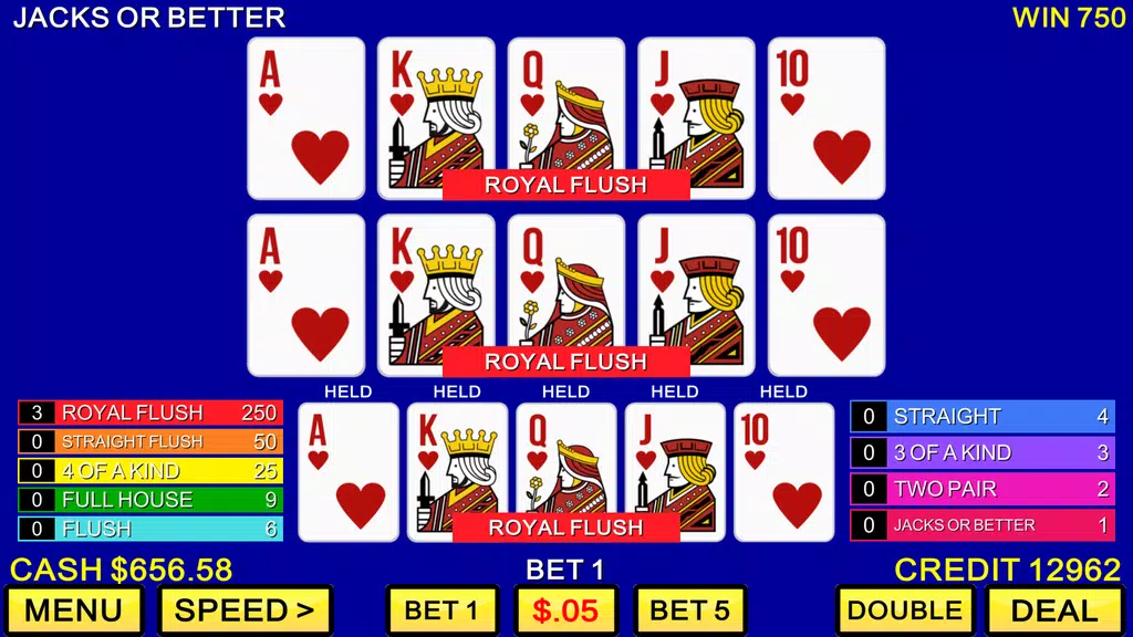 Multi-Hand Video Poker™ Games Screenshot 2