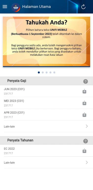 ePayslip JANM Screenshot 2