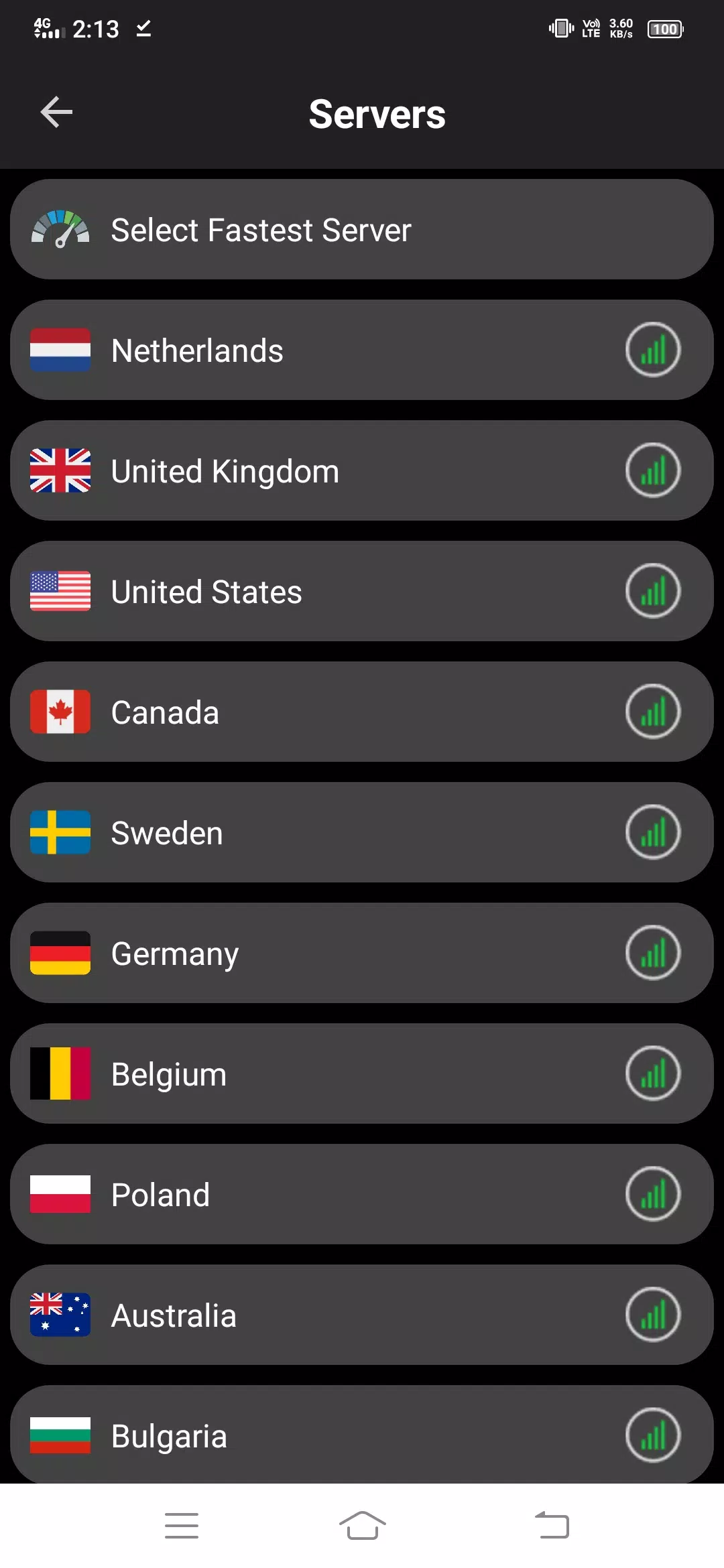 Faster-secure vpn 2023 Screenshot 2