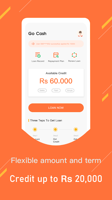Go Cash - Online Loan App Screenshot 2