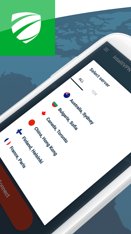 IntelliVPN - Unlimited VPN | VPN +Tor Screenshot 1