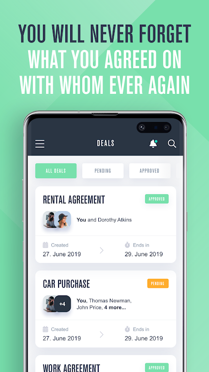 Dealdone - Secure Digital Hand Screenshot 3