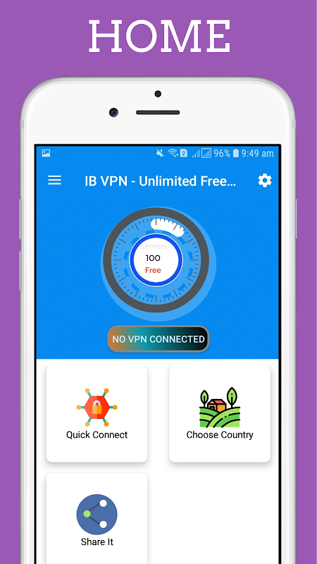 IB VPN - Unlimited Free Vpn Proxy Screenshot 2