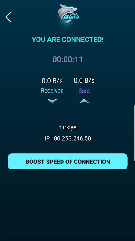 فیلتر شکن قوی پرسرعت Shark VPN Screenshot 1