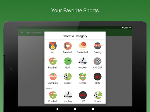 Sports Fan Quiz - NFL, NBA, MLB, NHL, FIFA + Screenshot 2