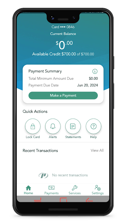 PREMIER Credit Card Screenshot 2