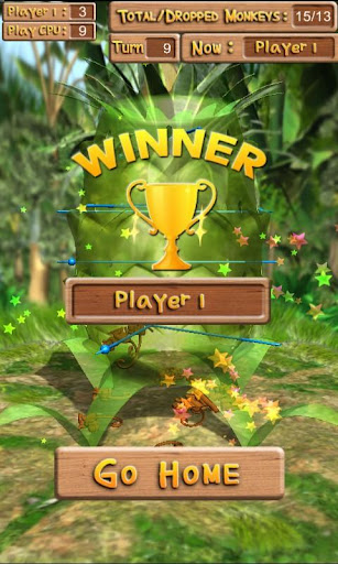 Dropping Monkeys 3D Board Game Screenshot 1