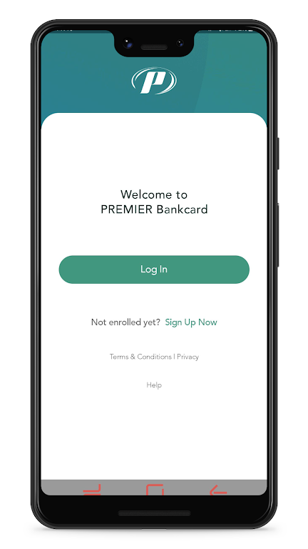 PREMIER Credit Card Screenshot 1
