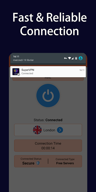 Fast & Free unblock secure VPN Screenshot 1