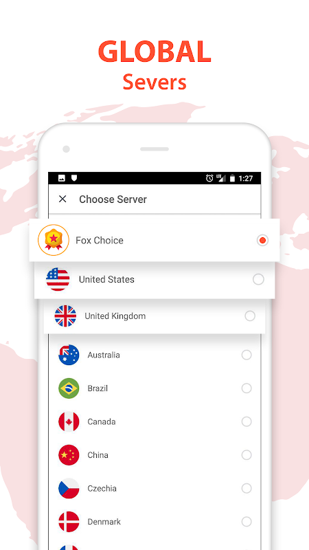 Fox VPN - Unlimited Free VPN Proxy Secure Screenshot 1