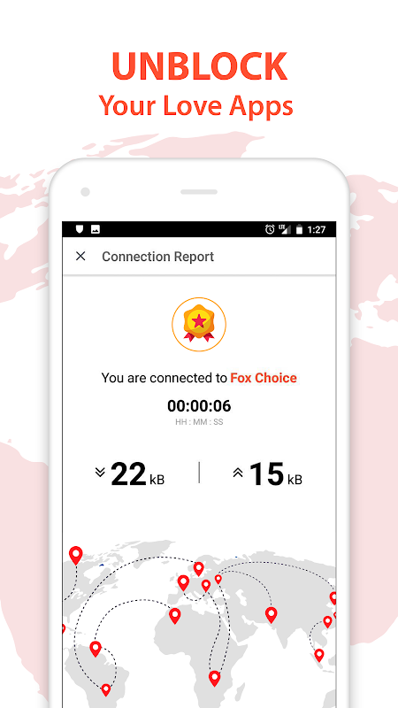 Fox VPN - Unlimited Free VPN Proxy Secure Screenshot 2