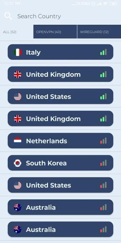 Xen VPN Screenshot 4