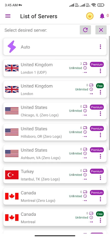 FusionVPN Screenshot 2