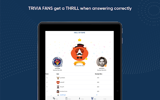 Reward The Fan Trivia Screenshot 3