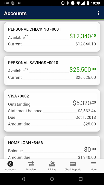 Downeast Credit Union Mobile Screenshot 1