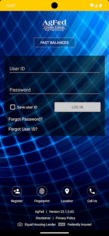 AgFed Credit Union Screenshot 1