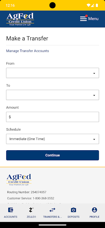 AgFed Credit Union Screenshot 4