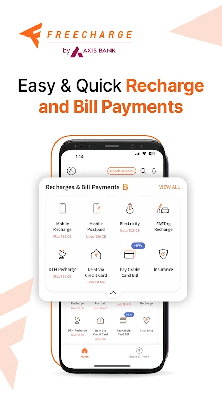 Freecharge UPI & Credit Card Screenshot 2