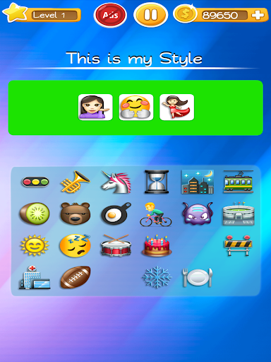 Words to Emojis – Fun Emoji Guessing Quiz Game Screenshot 4