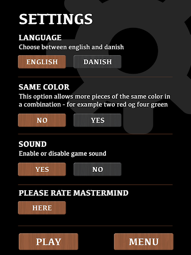 Classic MasterMind Screenshot 4