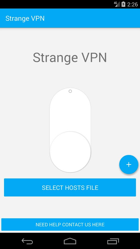 Strange VPN Host App - Host Ch Screenshot 1