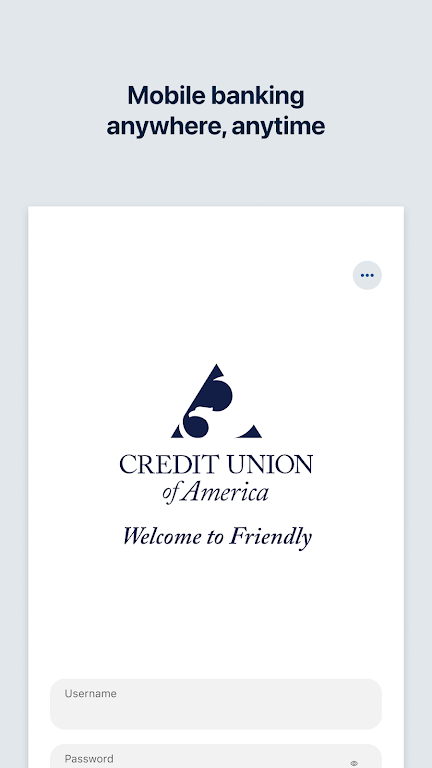 Credit Union of America Screenshot 1