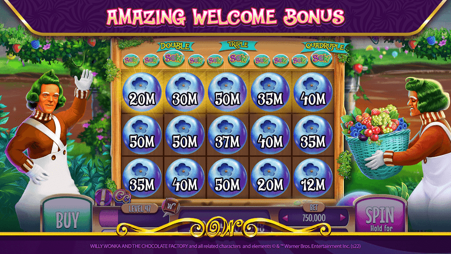 Willy Wonka Vegas Casino Slots Screenshot 1