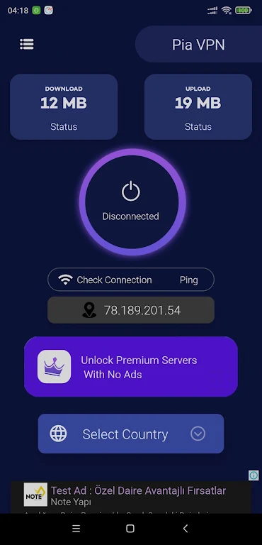 Pia Vpn Free Fast Secured Vpn Screenshot 1